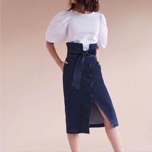 Padova - denim midi skirt